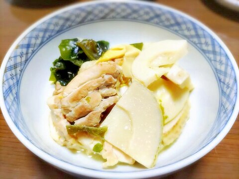 これうまつゆで超簡単！ 鶏と筍の煮物☆